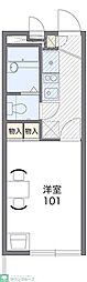 レオパレスエスペランサ 1Kの間取図画像