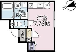 GranSuite Motoomachi ワンルームの間取図画像