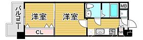 福岡県福岡市博多区住吉４丁目（賃貸マンション2K・8階・24.20㎡） その2