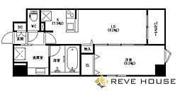 シャルマン愛知 1LDKの間取図画像