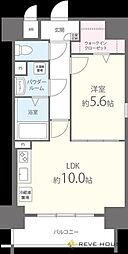 テイルガーデン博多 1LDKの間取図画像