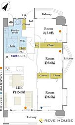 間取図画像 3LDK