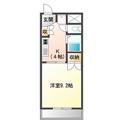 間取図画像 1K