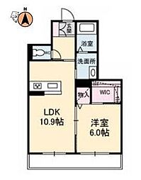 ステーブル・レジデンス 1LDKの間取図画像