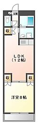 グランディール 1LDKの間取図画像