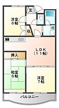 徳島県徳島市北佐古一番町（賃貸マンション3LDK・5階・68.50㎡） その2