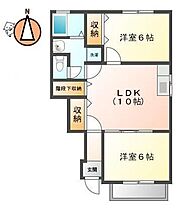 徳島県徳島市春日2丁目（賃貸アパート2LDK・1階・51.23㎡） その2