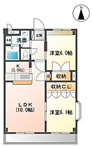 徳島県徳島市中吉野町三丁目（賃貸マンション2LDK・1階・57.85㎡） その2