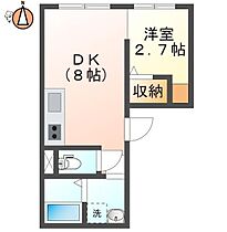 徳島県徳島市佐古3番町（賃貸マンション1DK・2階・26.65㎡） その2