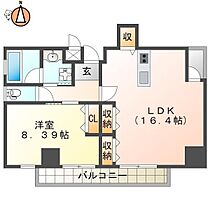 徳島県徳島市幸町1丁目（賃貸マンション1LDK・7階・56.08㎡） その2