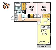 徳島県徳島市東吉野町2丁目（賃貸アパート2LDK・1階・57.52㎡） その2