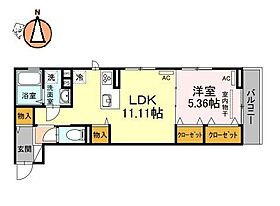 徳島県徳島市南佐古七番町（賃貸アパート1LDK・2階・41.47㎡） その2