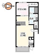 徳島県徳島市南沖洲1丁目（賃貸アパート1LDK・1階・41.77㎡） その2