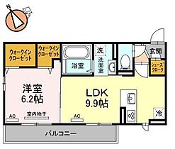 徳島県徳島市沖浜町東畑（賃貸アパート1LDK・3階・41.85㎡） その2