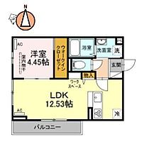 徳島県徳島市南田宮4丁目（賃貸アパート1LDK・3階・40.28㎡） その2