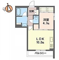 徳島県徳島市富田橋3丁目（賃貸マンション1LDK・1階・41.45㎡） その2