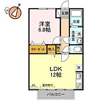 徳島県徳島市南沖洲3丁目（賃貸アパート1LDK・1階・45.20㎡） その2