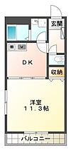 徳島県徳島市北佐古二番町（賃貸マンション1DK・5階・40.05㎡） その2