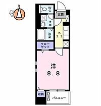 徳島県徳島市国府町府中字市ノ窪（賃貸マンション1K・1階・30.79㎡） その2