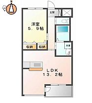 徳島県徳島市東吉野町2丁目（賃貸マンション1LDK・2階・48.00㎡） その2