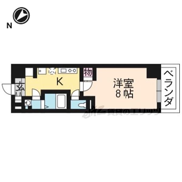 ＫＤＸレジデンス南草津 708｜滋賀県草津市南草津１丁目(賃貸マンション1K・7階・28.00㎡)の写真 その2