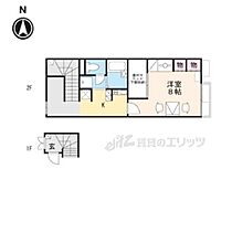 滋賀県東近江市御園町（賃貸アパート1K・2階・28.02㎡） その2