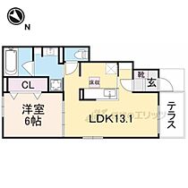 滋賀県彦根市西沼波町（賃貸アパート1LDK・1階・45.09㎡） その2