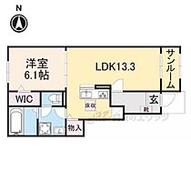 ウエストパーク 103 ｜ 滋賀県高島市今津町舟橋２丁目（賃貸アパート1LDK・1階・48.18㎡） その2