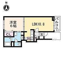 滋賀県栗東市手原１丁目（賃貸アパート1LDK・1階・40.13㎡） その2