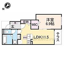 アイプレイス彦根I 104 ｜ 滋賀県彦根市芹川町（賃貸アパート1LDK・1階・44.17㎡） その2