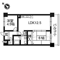 滋賀県大津市下阪本６丁目（賃貸マンション2LDK・5階・50.32㎡） その2