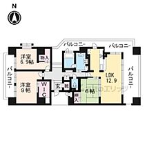 滋賀県大津市におの浜３丁目（賃貸マンション3LDK・2階・94.98㎡） その2