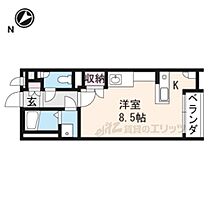 レオネクストカメリアレインIII 206 ｜ 滋賀県近江八幡市千僧供町（賃貸アパート1R・2階・26.50㎡） その2