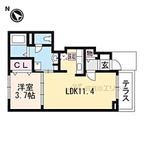 滋賀県甲賀市水口町名坂（賃貸アパート1LDK・1階・37.13㎡） その1