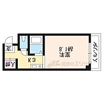 滋賀県草津市野村４丁目（賃貸マンション1R・1階・24.19㎡） その1