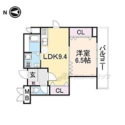 ペルーラ 1LDKの間取図画像
