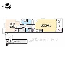 エンジェルII 201 ｜ 滋賀県長浜市弥高町（賃貸アパート1LDK・2階・43.79㎡） その1
