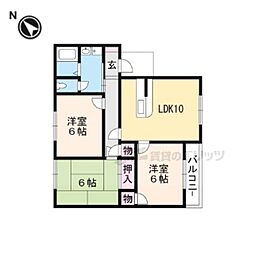 シャトーロワール 3LDKの間取図画像