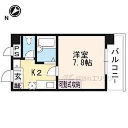 ドリーム21 1Kの間取図画像