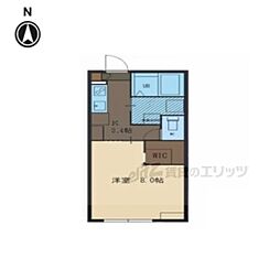プチメゾンラフォーレ 1Kの間取図画像