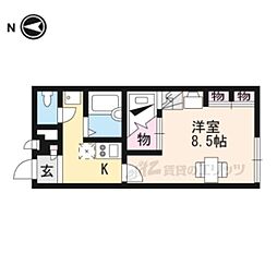 レオパレススマイル成田 1Kの間取図画像