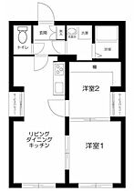 リタ王子神谷  ｜ 東京都北区神谷1丁目（賃貸マンション2LDK・1階・41.63㎡） その2