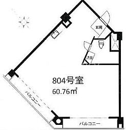 代々木エアハイツの間取図画像