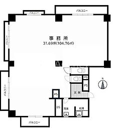 ニュー常磐松マンションの間取図画像