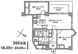 パレロワイヤル南青山の間取図画像