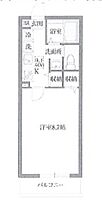 東京都北区赤羽北1丁目（賃貸マンション1K・2階・25.43㎡） その2