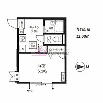 東京都中野区若宮１丁目（賃貸アパート1K・1階・22.00㎡） その2