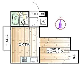 東京都杉並区阿佐谷北３丁目（賃貸マンション1DK・2階・25.15㎡） その2