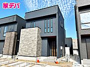 【2号棟】足場解体しました！ ・全居室南向き ・4LDK ・LDK18帖、隣接和室4.5帖 ・全居室収納完備 ・折り下げ天井 ・カップボード ・ファミリークローゼット ・シューズクローク 