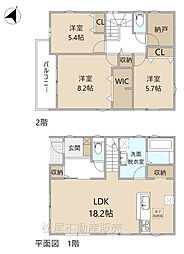 リーブルガーデン新城市屋敷第2期　1号棟